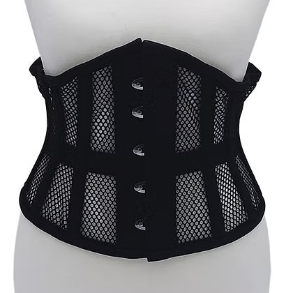 Rouge Mesh Corset - Black Large/Extra Large