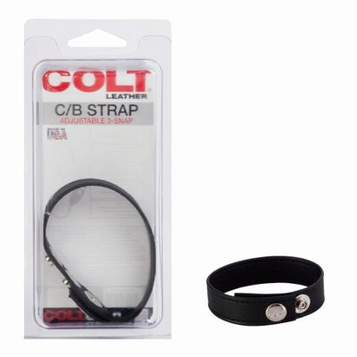 Colt Leather C/B Straps - Adjustable 3 Snap