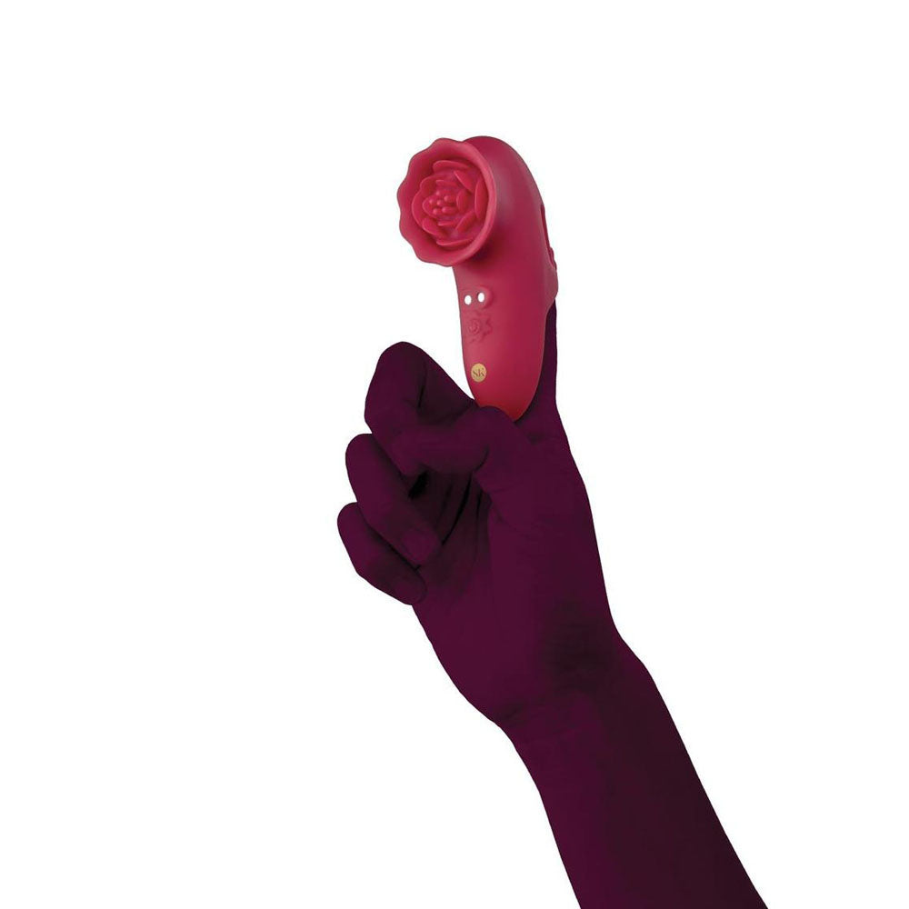 Secret Kisses ROSEGASM PLAYFUL PETAL -  USB Rechargeable Finger Stimulator