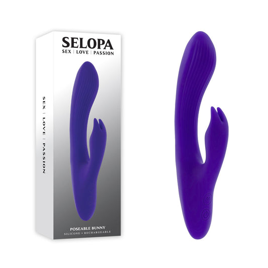 Selopa POSEABLE BUNNY Purple