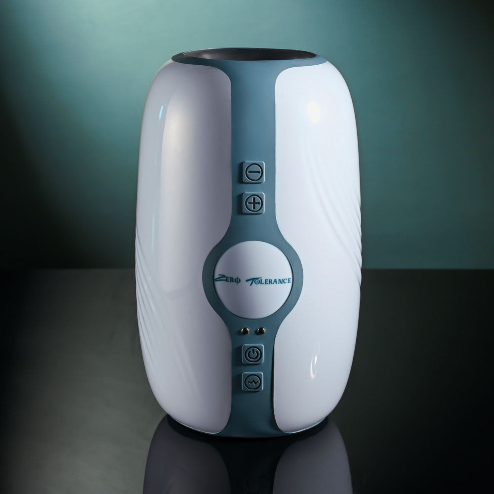 Zero Tolerance TOUCHDOWN -  15 cm USB Rechargeable Vibrating & Tightening Stroker