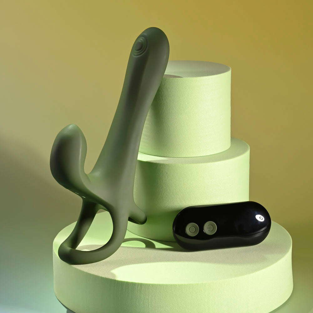 Zero Tolerance STRAP, TAP & GO -  USB Rechargeable Vibrating & Tapping Penis Sleeve cock ring with Wireless Remote
