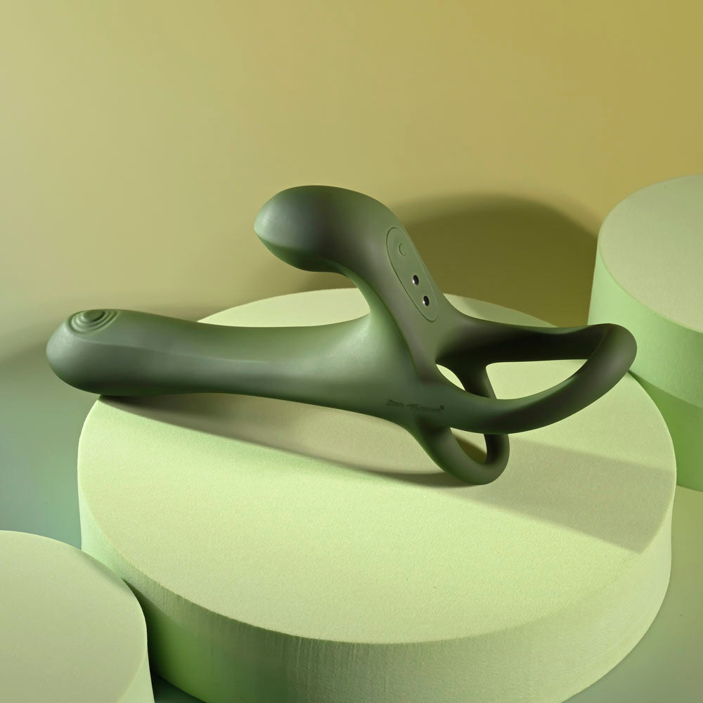 Zero Tolerance STRAP, TAP & GO -  USB Rechargeable Vibrating & Tapping Penis Sleeve cock ring with Wireless Remote