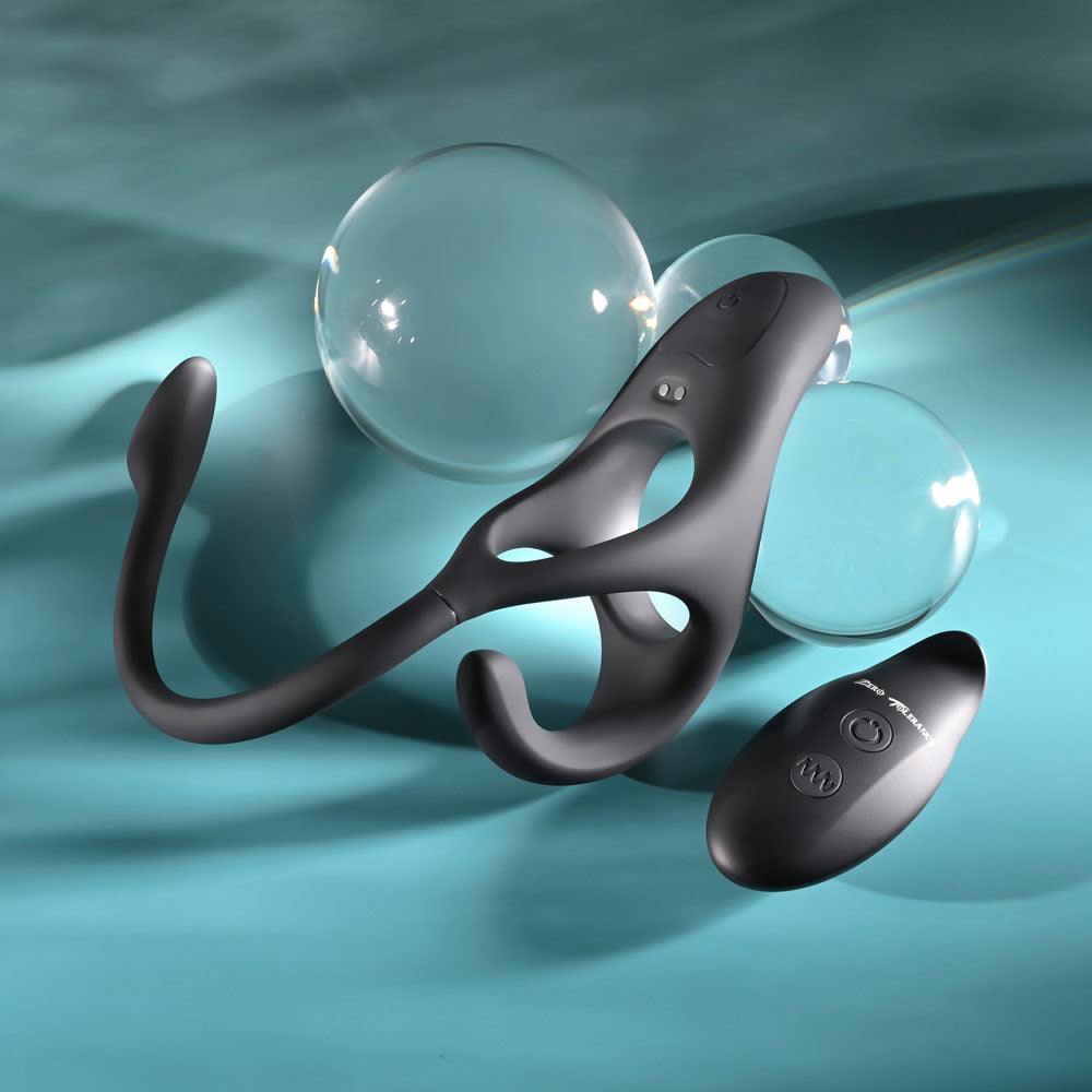 Zero Tolerance ALL THE BASES -  USB Rechargeable Vibrating Cock Ring with Wireless Remote