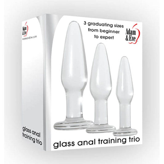 Adam & Eve Glass Anal Training Trio Adam & Eve