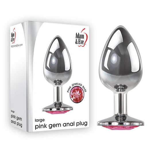 Adam & Eve Pink Gem Anal Plug - Large Adam & Eve