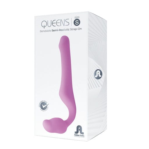 Adrien Lastic Queens Strapless Strap On Pink Small Vibrant Vibes Australia - Quality Sex Toys - Great Prices