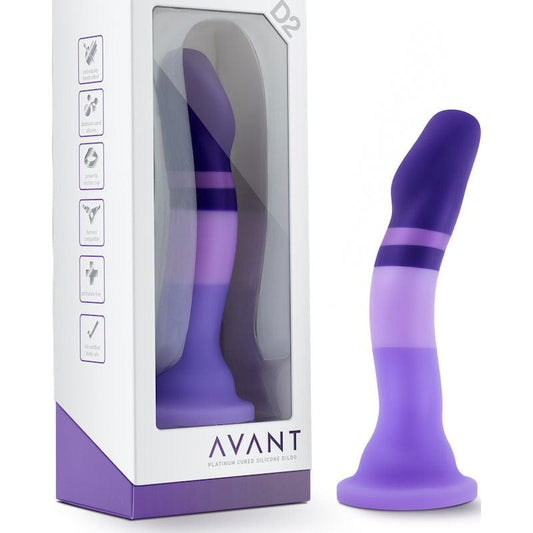 Avant D2 Purple Rain Silicone Dildo Vibrant Vibes Australia - Quality Sex Toys - Great Prices