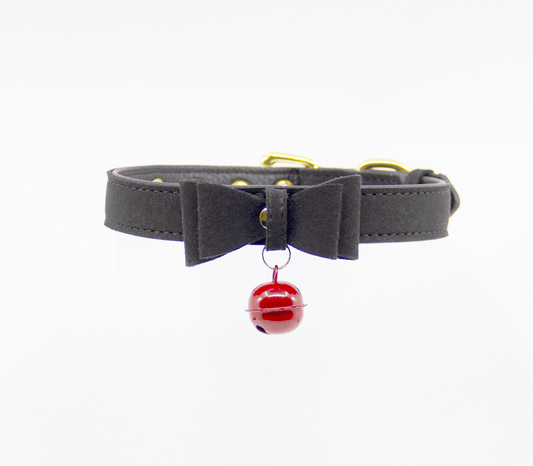 B-COL17 - Black/Red - Love in Leather