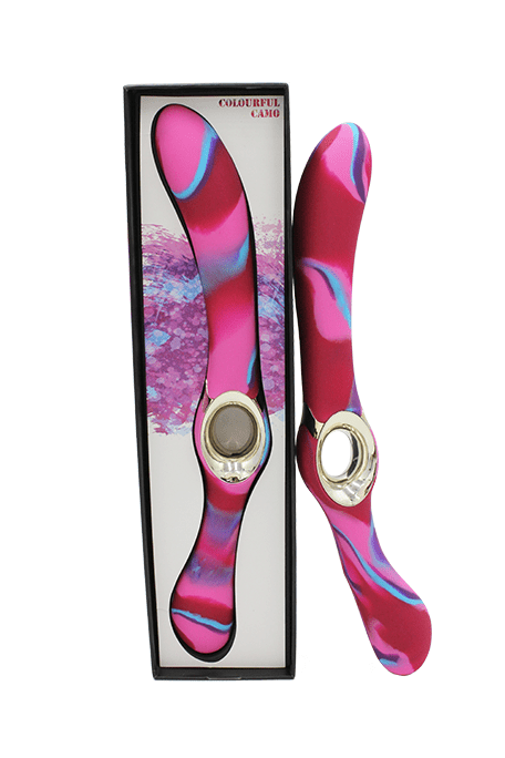 Colourful Camo Entice Vibrator Pink Vibrant Vibes Australia - Quality Sex Toys - Great Prices