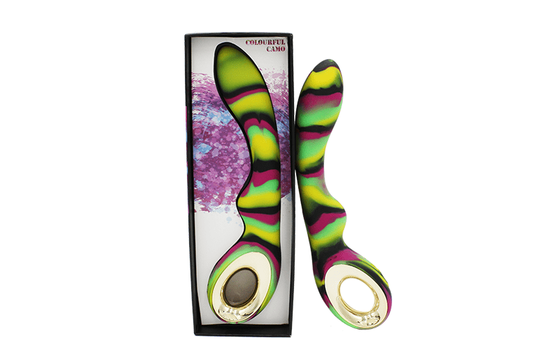 Colourful Camo Magic Vibrator Green Vibrant Vibes Australia - Quality Sex Toys - Great Prices