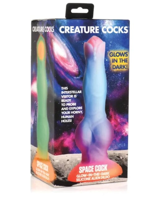 Creature Cock Glow-in-the-Dark Silicone Alien Dildo Vibrant Vibes Australia - Quality Sex Toys - Great Prices