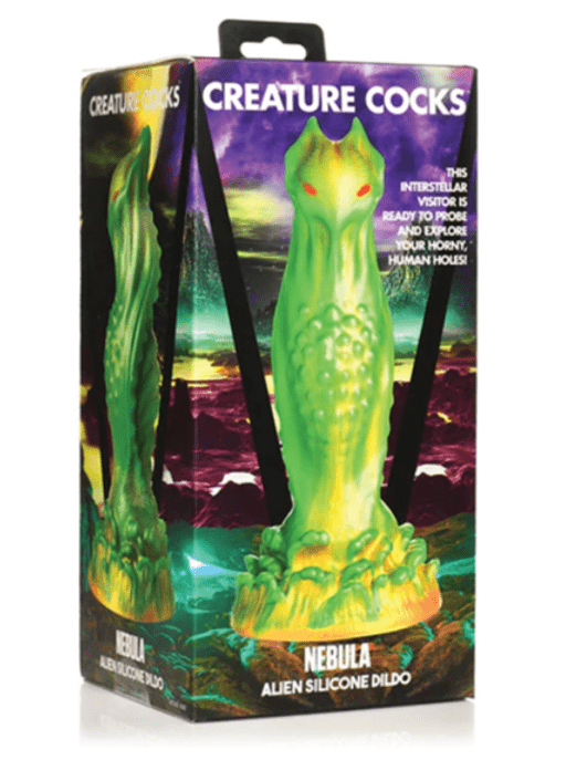 Creature Cocks Nebula Alien Silicone Dildo Vibrant Vibes Australia - Quality Sex Toys - Great Prices
