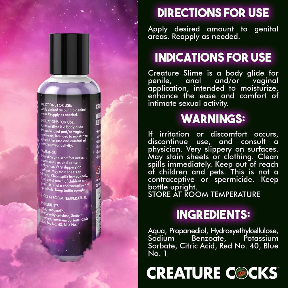 Creature Slime by Creature Cocks - Slime - Water Based Lubricant - 118 ml Bottle