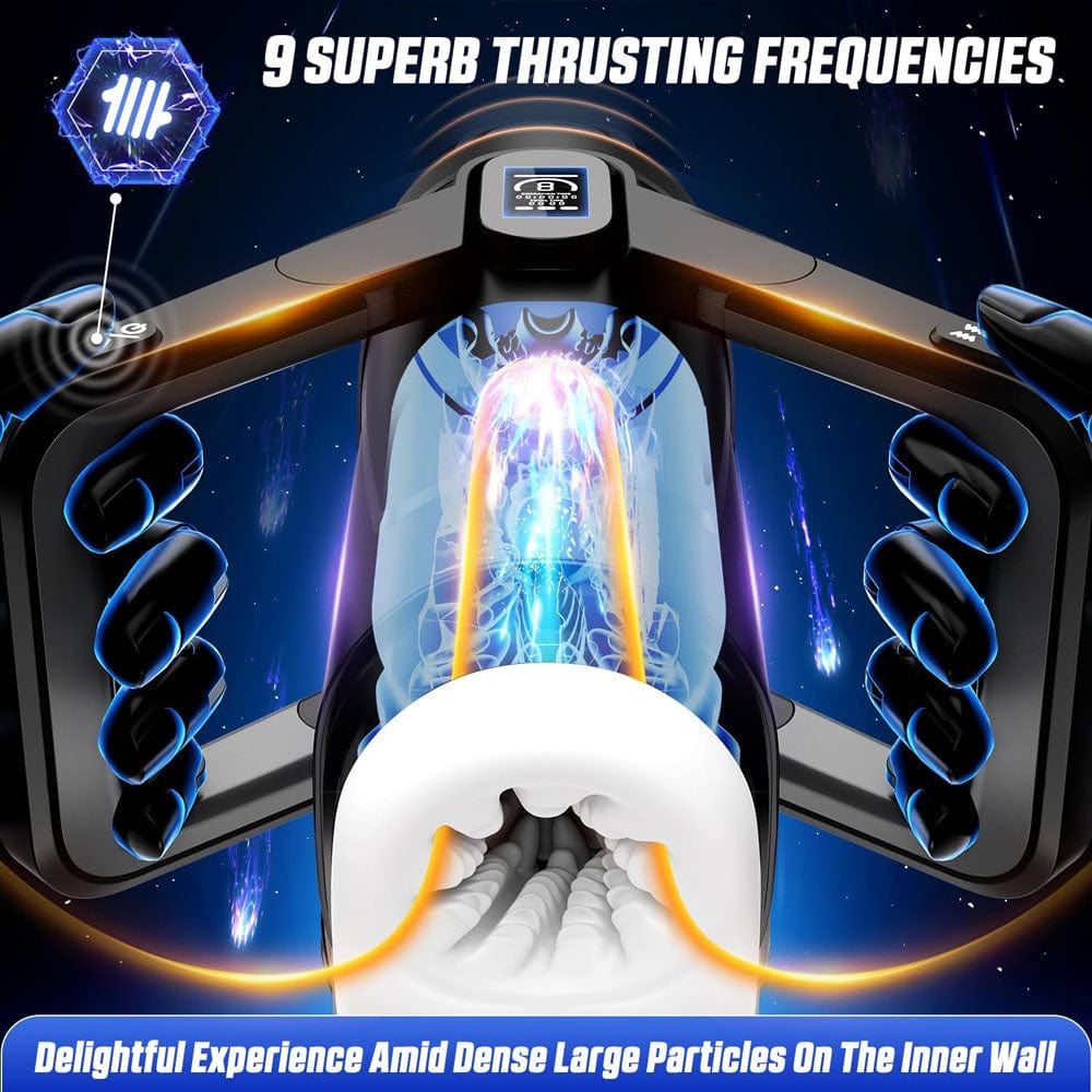 CyberSkin The Wing - USB Rechargeable Thrusting & Massaging Auto Masturbator with Heater