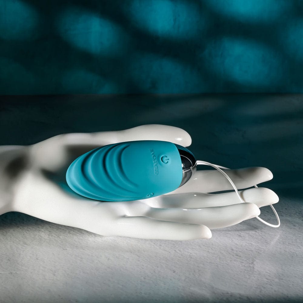 Evolved OVAL OFFICE - 8.5 cm USB Rechargeable Wireless Egg with Remote Control