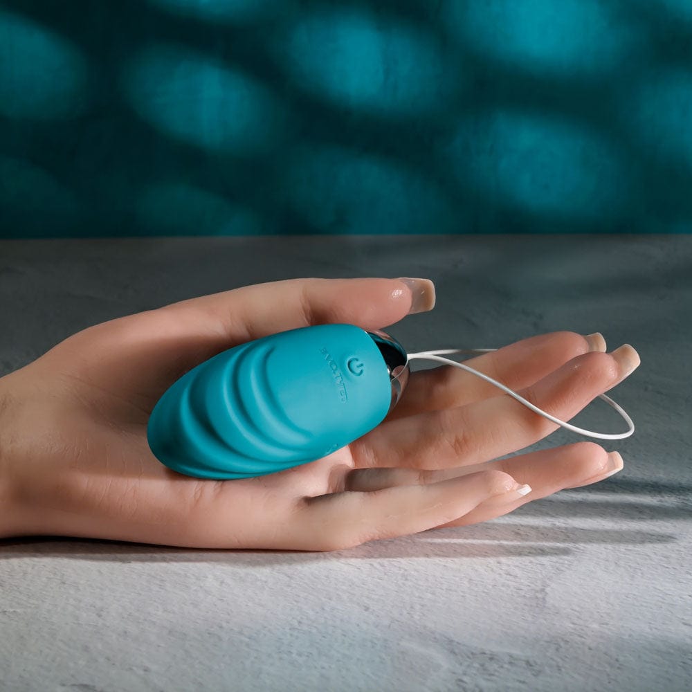 Evolved OVAL OFFICE - 8.5 cm USB Rechargeable Wireless Egg with Remote Control