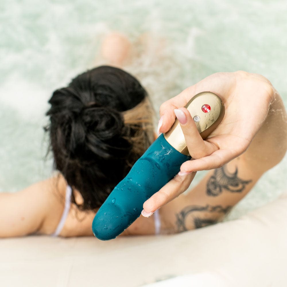 Fun Factory STRONIC PETITE deep sea - Deep Sea 17 cm USB Rechargeable Thrusting Vibrator