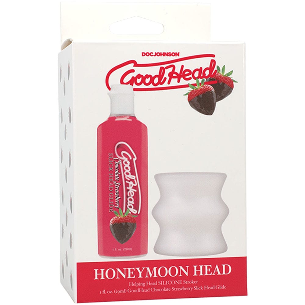 GoodHead Honeymoon Head - Kit - Chocolate Strawberry GoodHead Glide with Helping Head Stroker Default Title