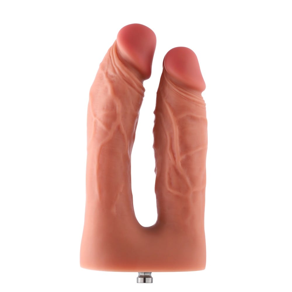 Hismith - 6.5" Silicone Double Penetrator Dildo (KlicLok) Vibrant Vibes Australia - Quality Sex Toys - Great Prices