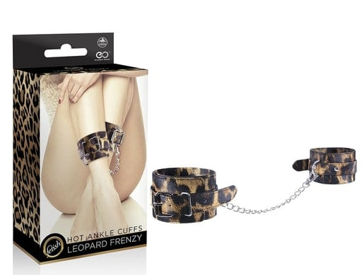 LEOPARD FRENZY ANKLE CUFFS Vibrant Vibes Australia - Quality Sex Toys - Great Prices