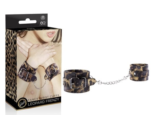 LEOPARD FRENZY WRIST CUFFS Vibrant Vibes Australia - Quality Sex Toys - Great Prices