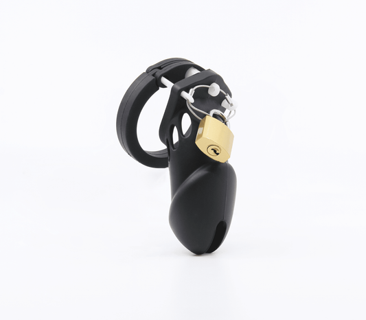 CAGE009 - Black - Long - Love in Leather