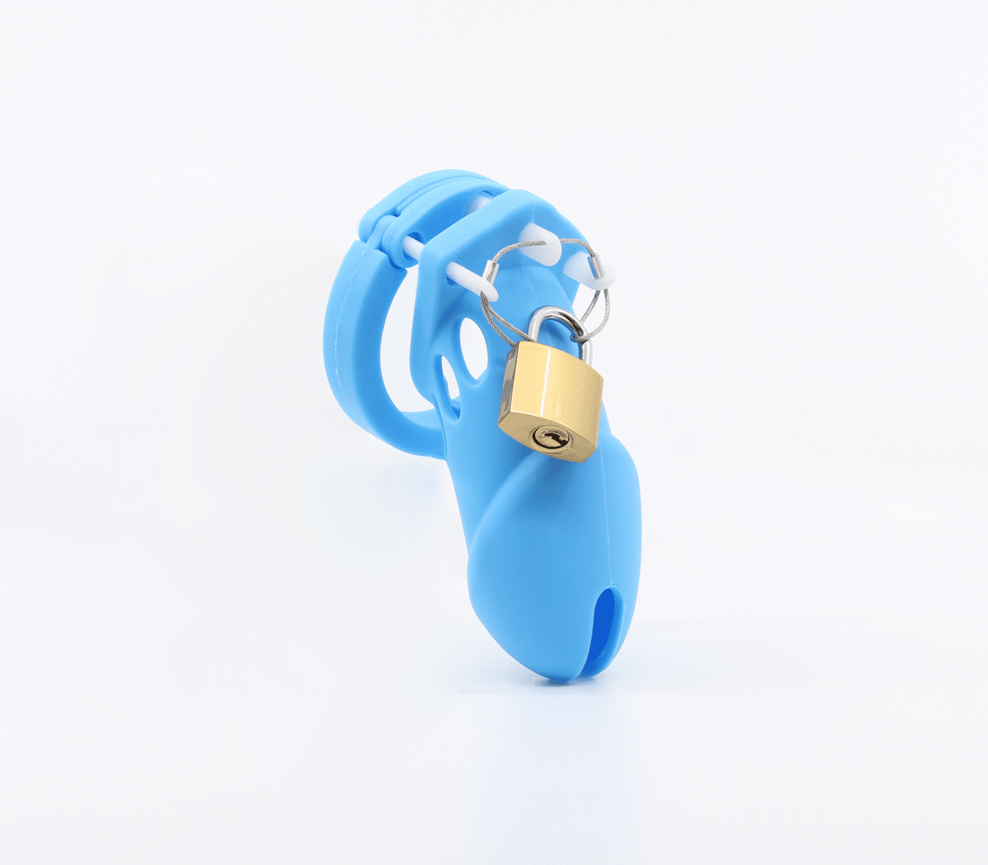 CAGE009 - Blue - Long - Love in Leather
