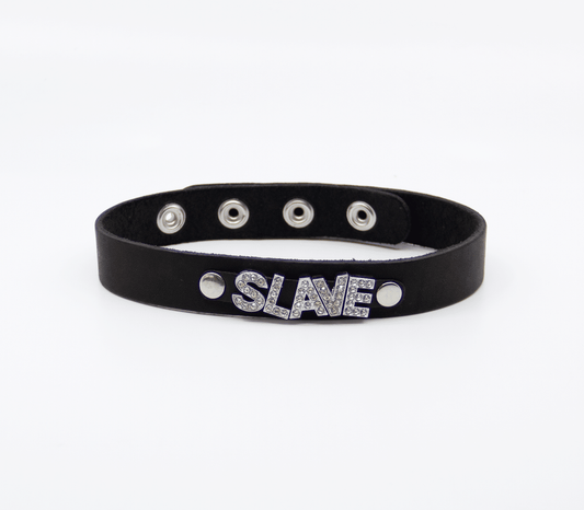 COL010B Collar - Love in Leather