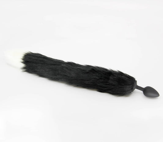 FOX004 - Medium - Black/White - Love in Leather