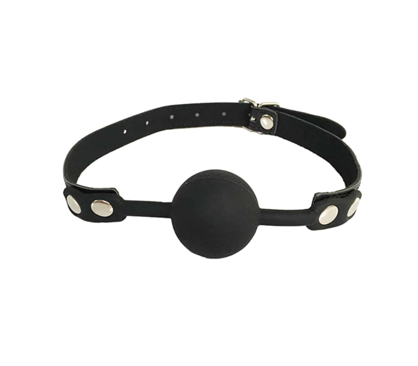 GAG006 Ball Gag - Black - Love in Leather