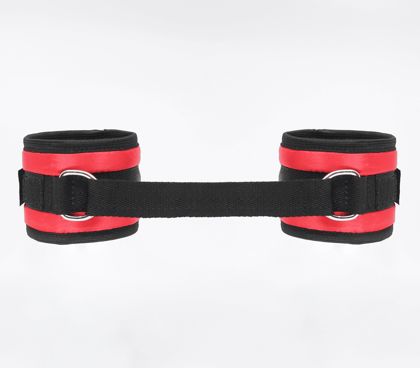 HAN036 Handcuffs - Red - Love in Leather