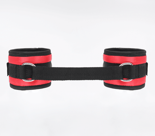 HAN036 Handcuffs - Red - Love in Leather