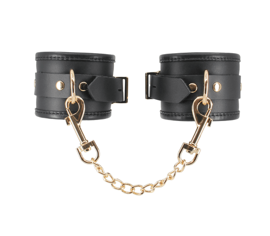 HAN048 Handcuffs - Rose Gold - Love in Leather
