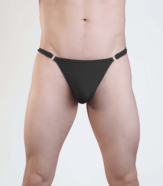 MEN337A - Black - S/M - Boxed - Love in Leather