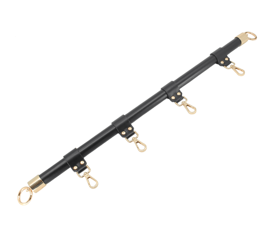 SHA070 Spreader Bar - Gold - Love in Leather