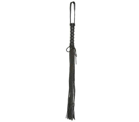 WHI021A Flogger - Black - Love in Leather