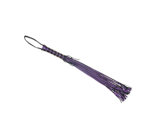 WHI021A Flogger - Purple - Love in Leather