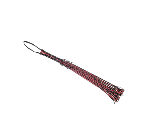 WHI021A Flogger - Red - Love in Leather