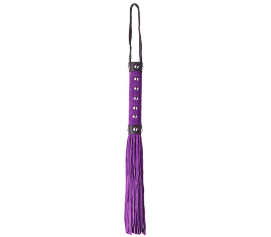 WHI027 Flogger - Purple - Love in Leather