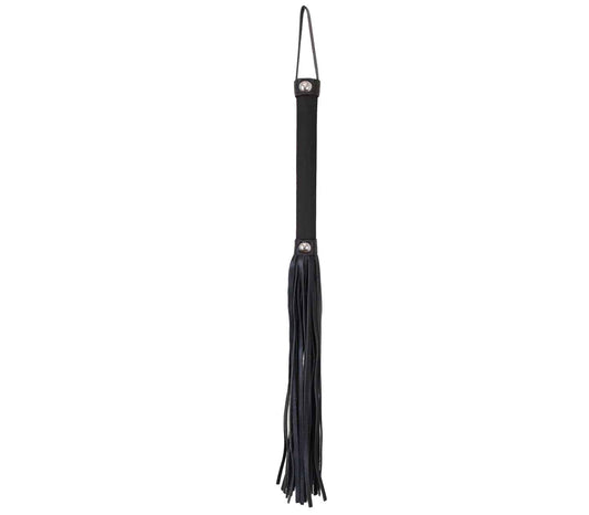 WHI036 Flogger - Black - Love in Leather