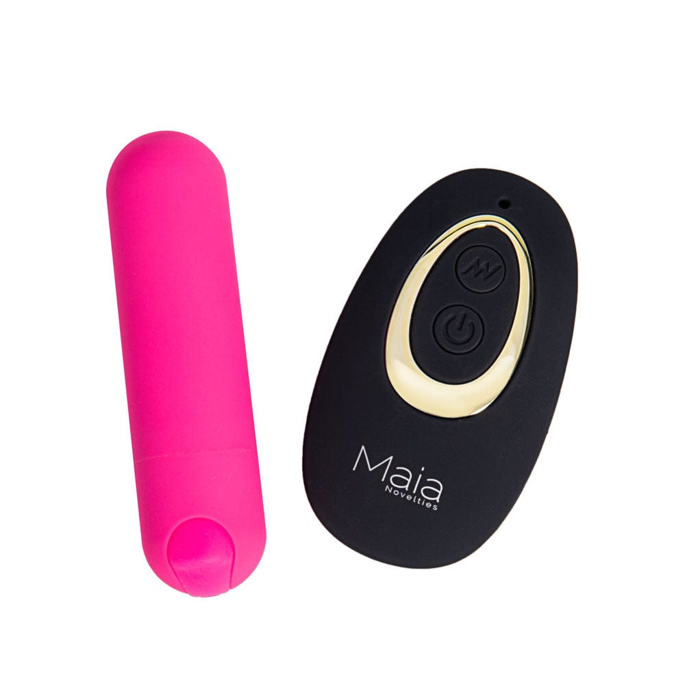 Maia DATE NIGHT PANTY VIBE - S/M - S/M Panty with Pink USB Rechargeable Bullet & Remote