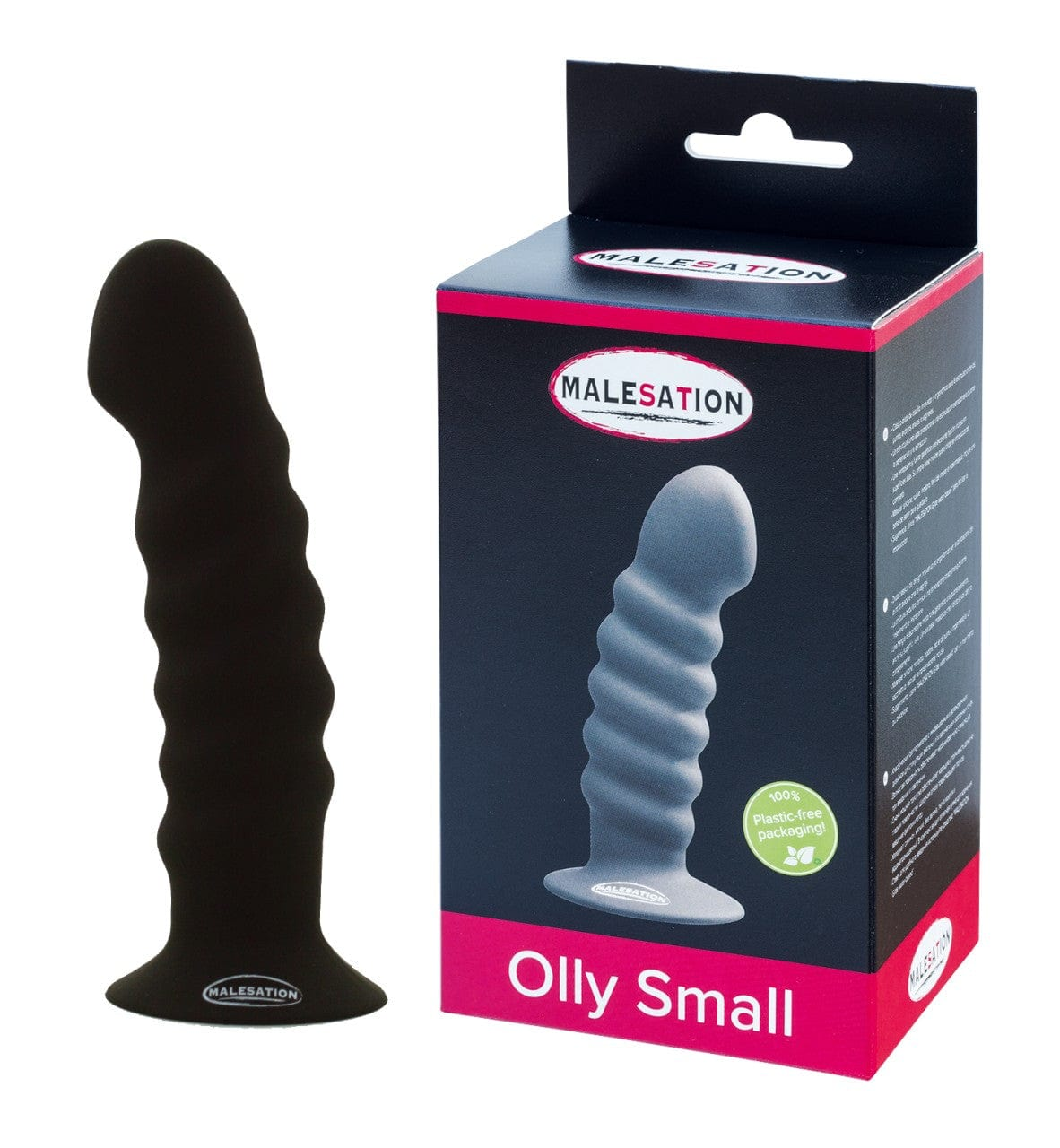 MALESATION OLLY DILDO SMALL BLACK Default Title