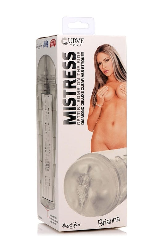 MISTRESS BRIANNA - DIAMOND DELUXE CLEAR ASS STROKER Vibrant Vibes Australia - Quality Sex Toys - Great Prices
