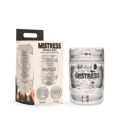 MISTRESS Double Shot - Mouth & Pussy mini masturbator Vibrant Vibes Australia - Quality Sex Toys - Great Prices