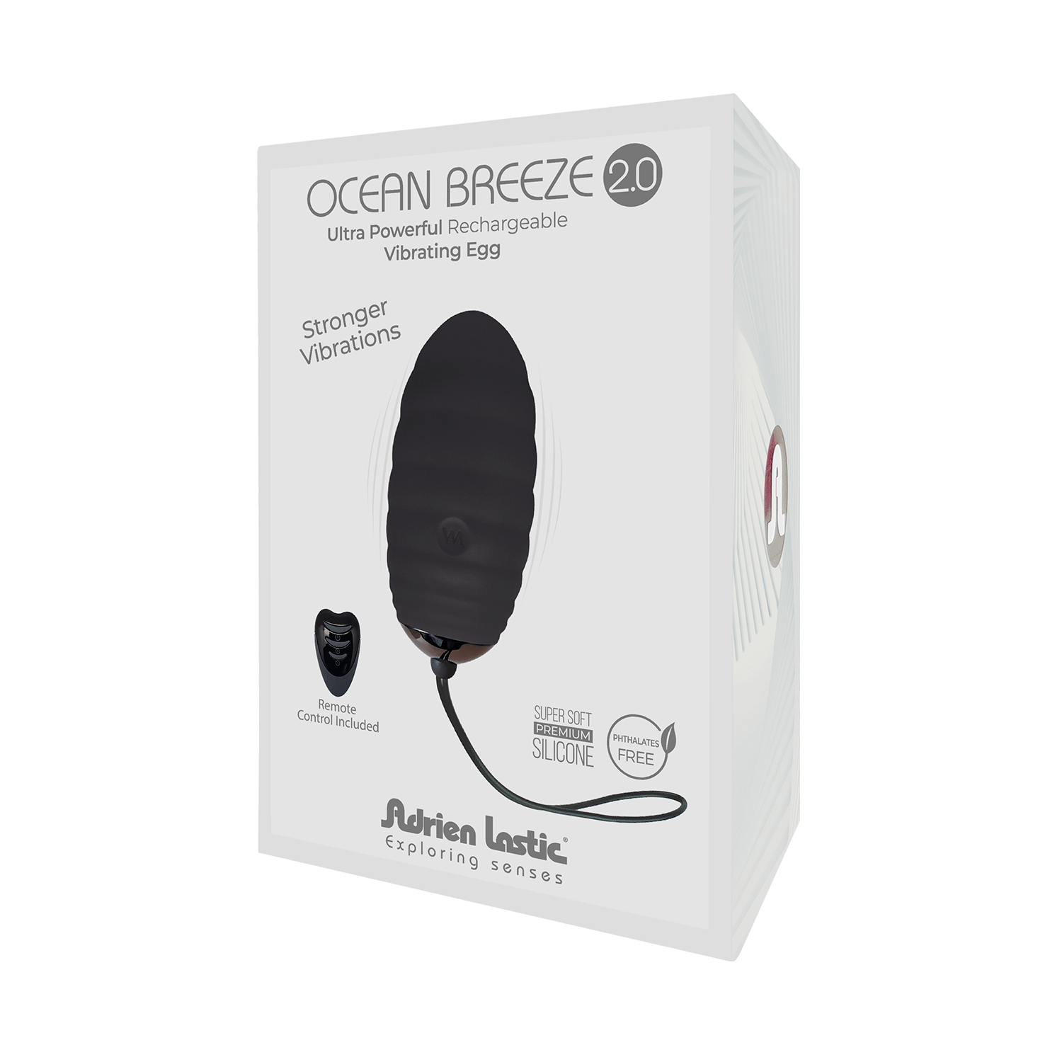 Ocean Breeze Rechargeable Bullet with Remote Black 2.0 Vibrant Vibes Australia - Quality Sex Toys - Great Prices - Sex Toys Australia