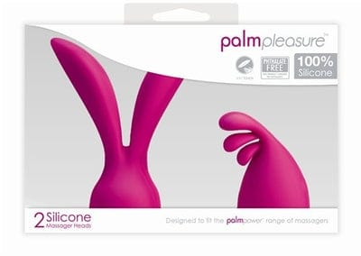 Palm Power Accessory - Palm Pleasure 2 Silicone Head Attachments Vibrant Vibes Australia - Quality Sex Toys - Great Prices