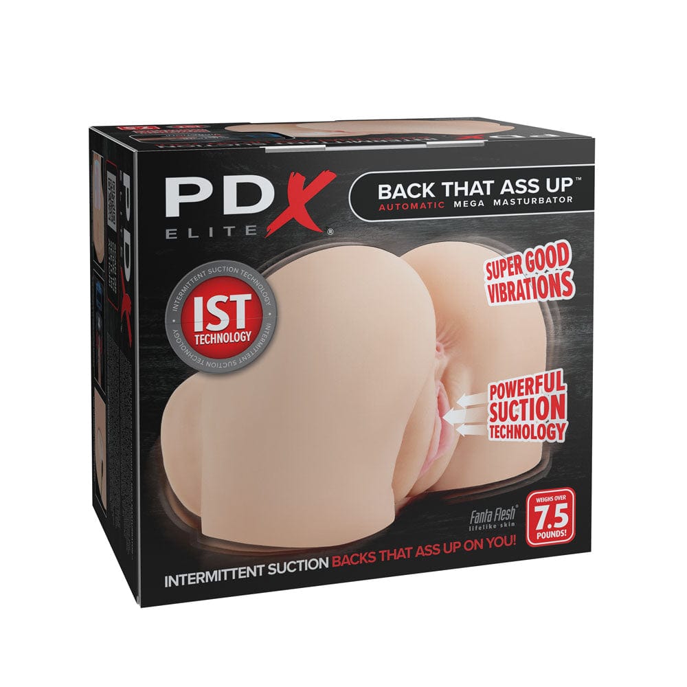 PDX Elite Back That Ass Up - - USB Rechargeable Auto Mega Masturbator Flesh