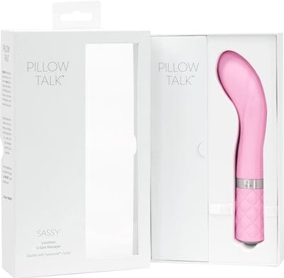 PILLOW TALK SASSY G-SPOT WITH SWAROVSKI CRYSTAL PINK Vibrant Vibes Australia - Quality Sex Toys - Great Prices