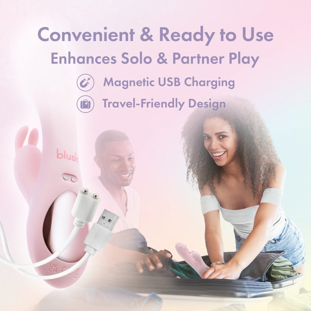 Play With Me - Fairy Flutter - 19.7 cm USB Rechargeable Rabbit Vibrator